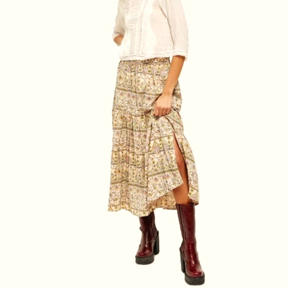 Free People all about the tiers skirt small